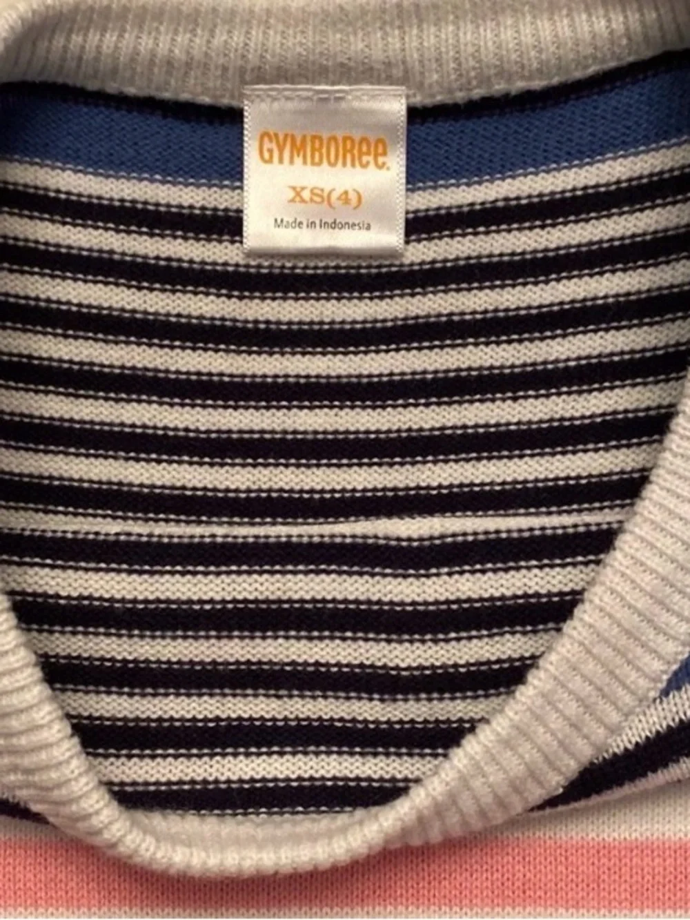 Gymboree Girls ‘Best in Show’ Set Size 4 Striped Sweater, Jeggings, Hair Clips